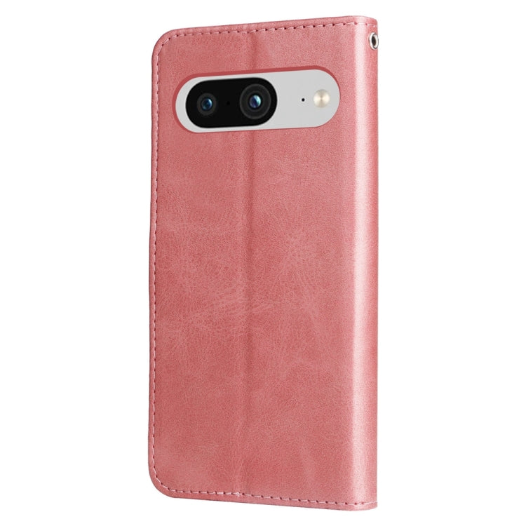 Fashion Calf Texture Zipper Leather Phone Case, For Google Pixel 8, For Google Pixel 7a, For Google Pixel 7 Pro, For Google Pixel 7