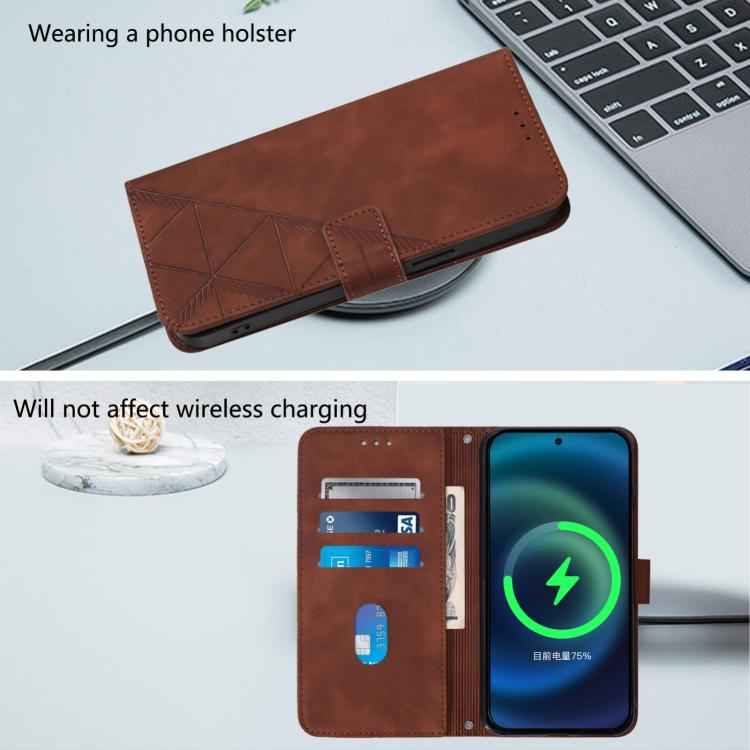 Crossbody 3D Embossed Flip Leather Phone Case, For iPhone 16e / 17e, For iPhone 17 Pro Max, For iPhone 17 Pro, For iPhone 17, For iPhone Air, For iPhone 16 Pro Max, For iPhone 16 Pro, For iPhone 16 Plus
