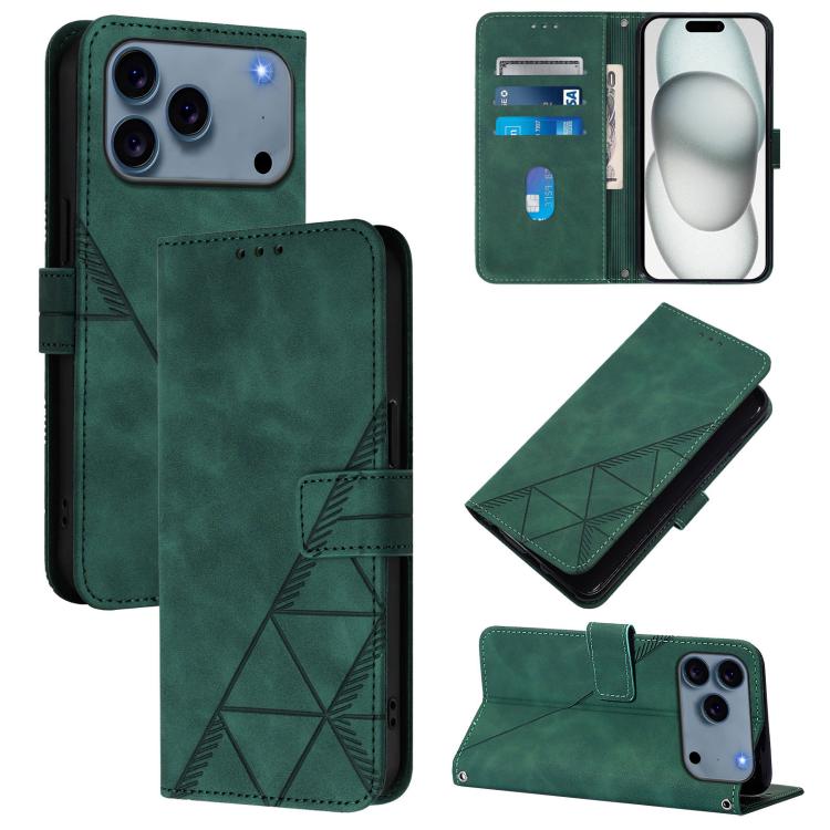 Crossbody 3D Embossed Flip Leather Phone Case, For iPhone 18 Pro / 17 Pro, For iPhone 18 Pro Max / 17 Pro Max, For iPhone 16e / 17e, For iPhone 17, For iPhone Air, For iPhone 16 Pro Max, For iPhone 16 Pro, For iPhone 16 Plus