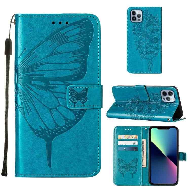 Embossed Butterfly Leather Phone Case, For iPhone 16 Pro, For iPhone 16 Plus, For iPhone 16, For iPhone 15 Pro Max, For iPhone 15 Pro, For iPhone 15 Plus