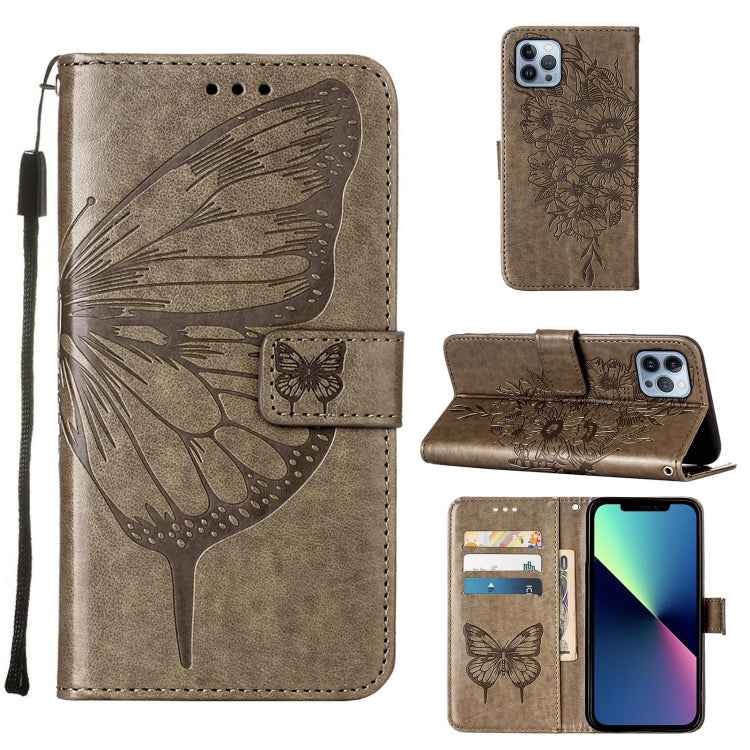 Embossed Butterfly Leather Phone Case, For iPhone 16 Pro, For iPhone 16 Plus, For iPhone 16, For iPhone 15 Pro Max, For iPhone 15 Pro, For iPhone 15 Plus