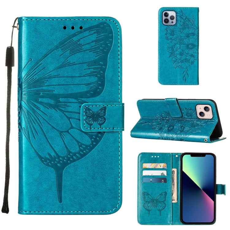 Embossed Butterfly Leather Phone Case, For iPhone 16 Pro, For iPhone 16 Plus, For iPhone 16, For iPhone 15 Pro Max, For iPhone 15 Pro, For iPhone 15 Plus