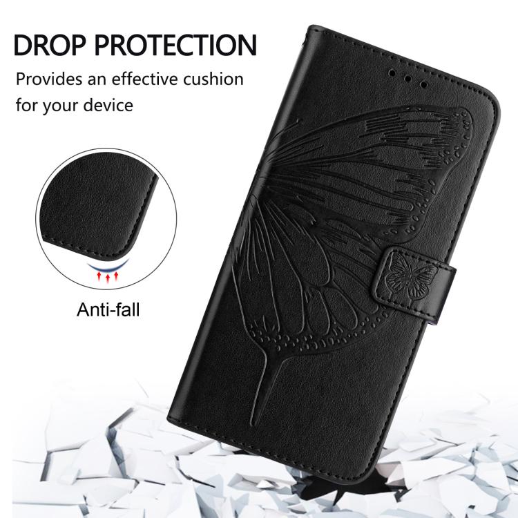Embossed Butterfly Leather Phone Case, For iPhone 18 Pro / 17 Pro, For iPhone 18 Pro Max / 17 Pro Max, For iPhone 17e / 16e, For iPhone 17, For iPhone Air, For iPhone 16 Pro Max
