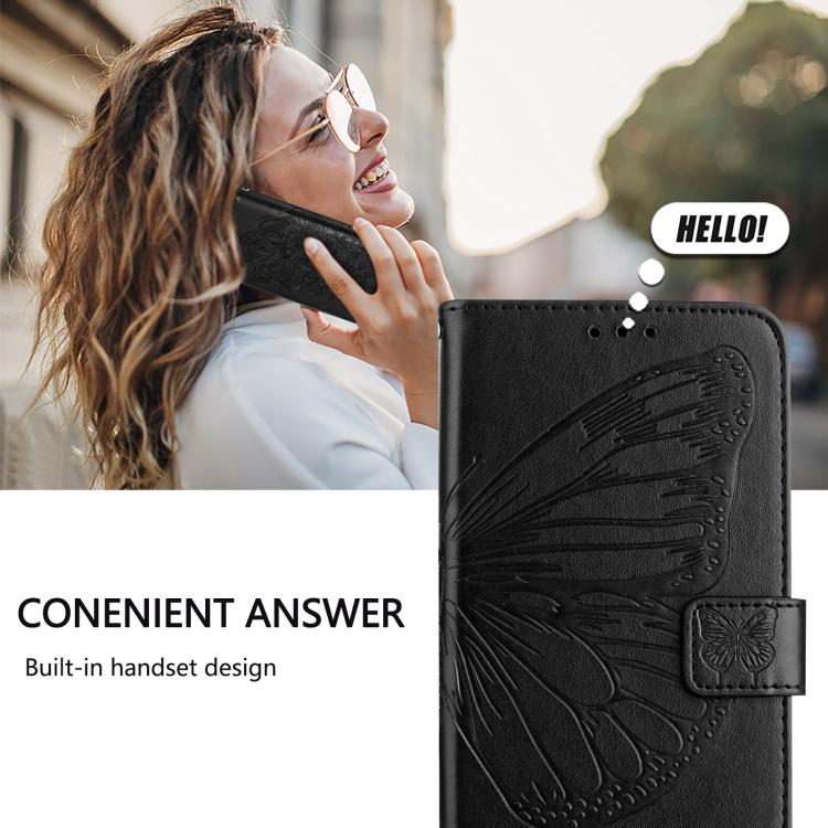 Embossed Butterfly Leather Phone Case, For iPhone 18 Pro / 17 Pro, For iPhone 18 Pro Max / 17 Pro Max, For iPhone 17e / 16e, For iPhone 17, For iPhone Air, For iPhone 16 Pro Max