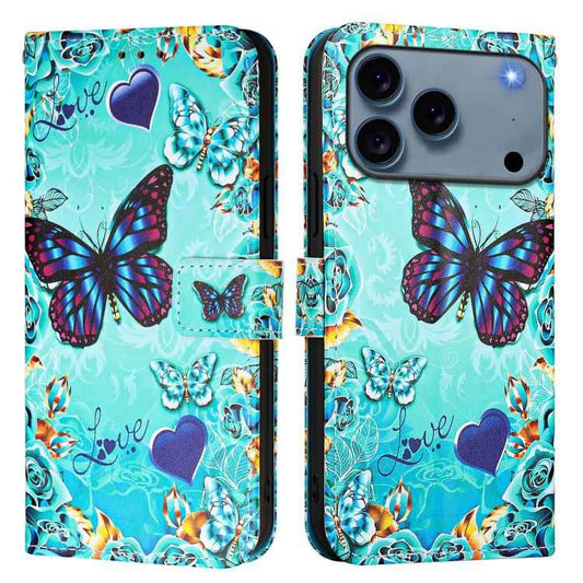 Colored Drawing Pattern Plain Weave Leather Phone Case, For iPhone 17 Pro Max, For iPhone 17 Pro, For iPhone 17, For iPhone Air, iPhone 16e, For iPhone 15 Pro Max