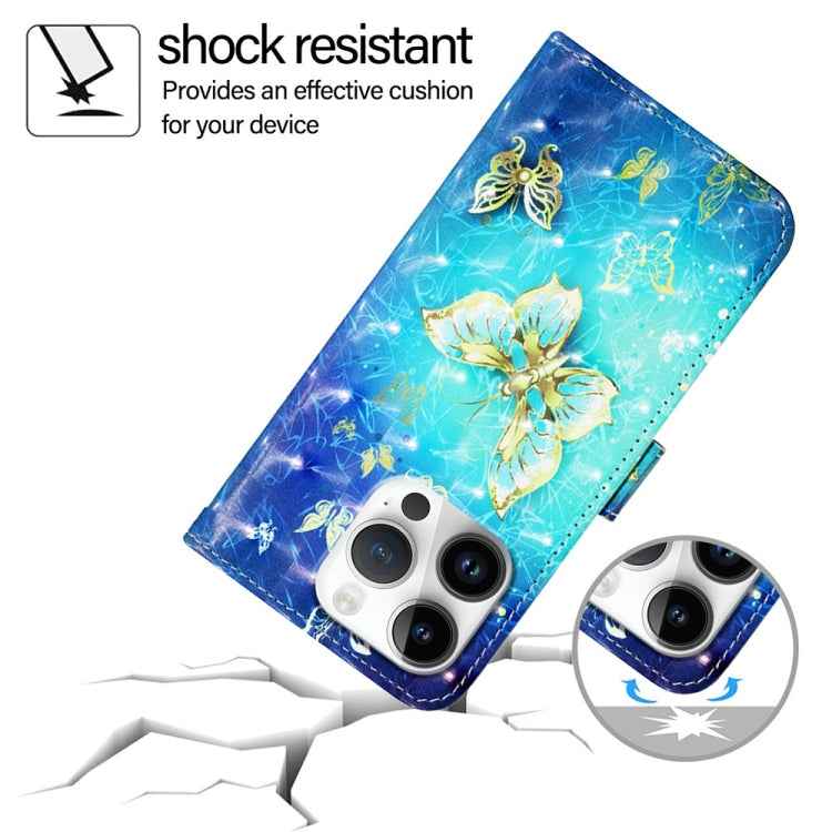 3D Painting Horizontal Flip Leather Phone Case, For iPhone 16 Pro, For iPhone 16 Plus, For iPhone 16, For iPhone 15 Pro Max, For iPhone 15 Pro, For iPhone 15 Plus