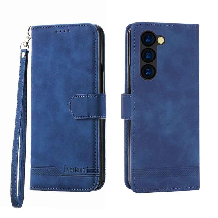Dierfeng Dream Line TPU + PU Leather Phone Case, For Samsung Galaxy Z Flip6 / Flip7 FE, For Samsung Galaxy Z Fold6, For Samsung Galaxy Z Fold5, For Samsung Galaxy Z Flip5