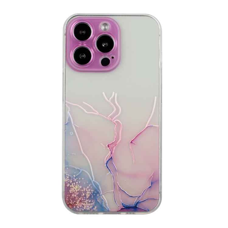Hollow Marble Pattern TPU Straight Edge Phone Case
