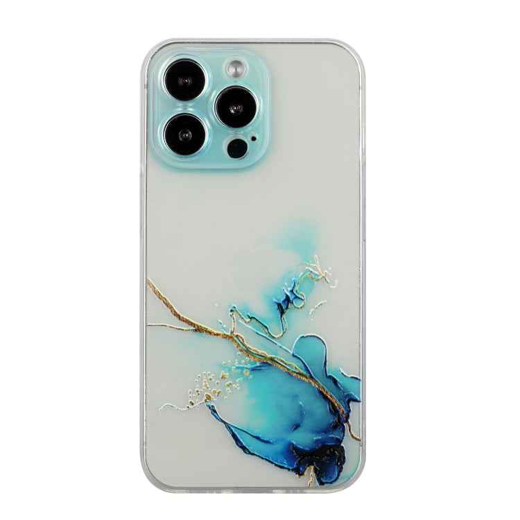 Hollow Marble Pattern TPU Straight Edge Phone Case