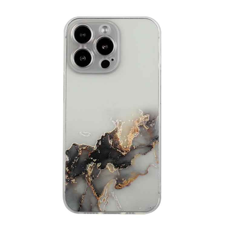 Hollow Marble Pattern TPU Straight Edge Phone Case