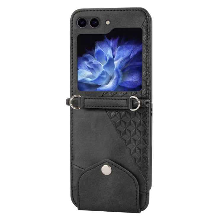 Cubic Grid Calf Texture Magnetic Leather Phone Case, For Samsung Galaxy Z Flip6 / Flip7 FE, For Samsung Galaxy Z Fold6, For Samsung Galaxy Z Fold5, For Samsung Galaxy Z Flip5
