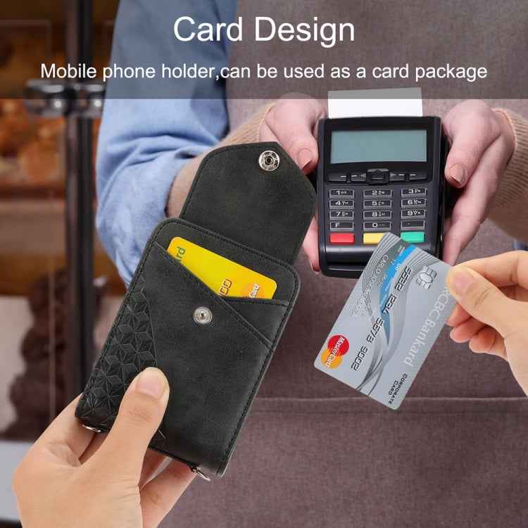 Cubic Grid Calf Texture Magnetic Leather Phone Case, For Samsung Galaxy Z Flip6 / Flip7 FE, For Samsung Galaxy Z Fold6, For Samsung Galaxy Z Fold5, For Samsung Galaxy Z Flip5