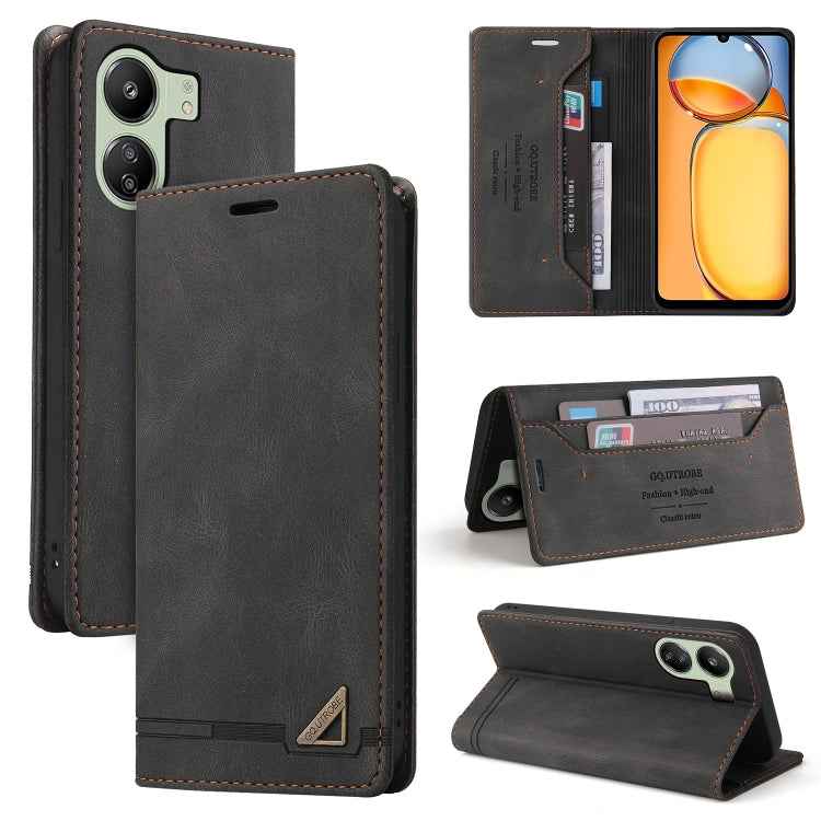 Skin Feel Anti-theft Brush Horizontal Flip Leather Case with Holder, For Xiaomi Redmi Note 13 5G, For Xiaomi Redmi 13C, For Xiaomi Redmi Note 13 Pro+, For Xiaomi Redmi Note 13 Pro 5G, For Xiaomi 13T, For Xiaomi Redmi 12                                 ...