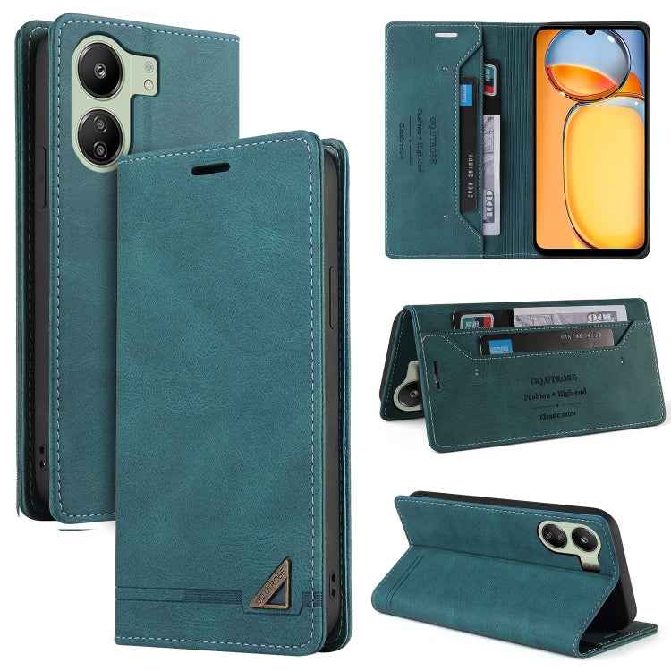 Skin Feel Anti-theft Brush Horizontal Flip Leather Case with Holder, For Xiaomi Redmi Note 13 5G, For Xiaomi Redmi 13C, For Xiaomi Redmi Note 13 Pro+, For Xiaomi Redmi Note 13 Pro 5G, For Xiaomi 13T, For Xiaomi Redmi 12                                 ...
