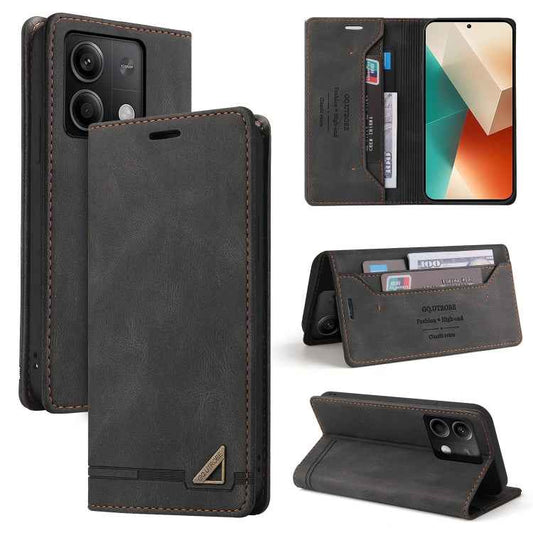 Skin Feel Anti-theft Brush Horizontal Flip Leather Case with Holder, For Xiaomi Redmi Note 13 5G, For Xiaomi Redmi 13C, For Xiaomi Redmi Note 13 Pro+, For Xiaomi Redmi Note 13 Pro 5G, For Xiaomi 13T, For Xiaomi Redmi 12                                 ...