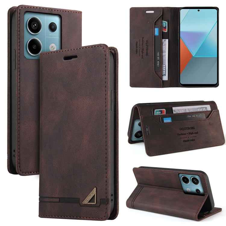 Skin Feel Anti-theft Brush Horizontal Flip Leather Case with Holder, For Xiaomi Redmi Note 13 5G, For Xiaomi Redmi 13C, For Xiaomi Redmi Note 13 Pro+, For Xiaomi Redmi Note 13 Pro 5G, For Xiaomi 13T, For Xiaomi Redmi 12                                 ...