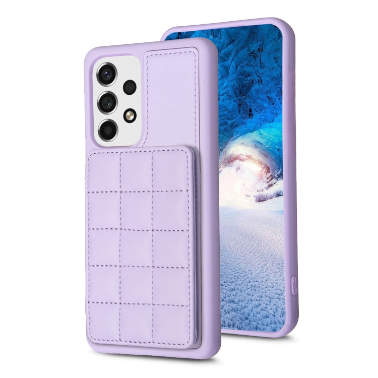 Grid Card Slot Holder Phone Case, For Samsung Galaxy S23 Ultra 5G, For Samsung Galaxy S22 Ultra 5G, For Samsung Galaxy S22+ 5G, For Samsung Galaxy S22 5G, For Samsung Galaxy S21 FE 5G, For Samsung Galaxy A53