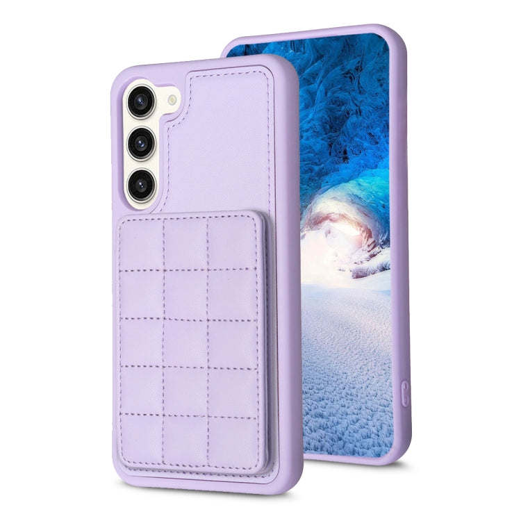 Grid Card Slot Holder Phone Case, For Samsung Galaxy S23 Ultra 5G, For Samsung Galaxy S22 Ultra 5G, For Samsung Galaxy S22+ 5G, For Samsung Galaxy S22 5G, For Samsung Galaxy S21 FE 5G, For Samsung Galaxy A53