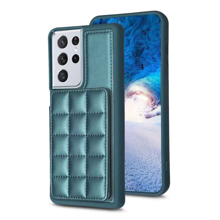 Grid Card Slot Holder Phone Case, For Samsung Galaxy S21 5G, For Samsung Galaxy S21+ 5G, For Samsung Galaxy S21 Ultra 5G, For Samsung Galaxy A12
