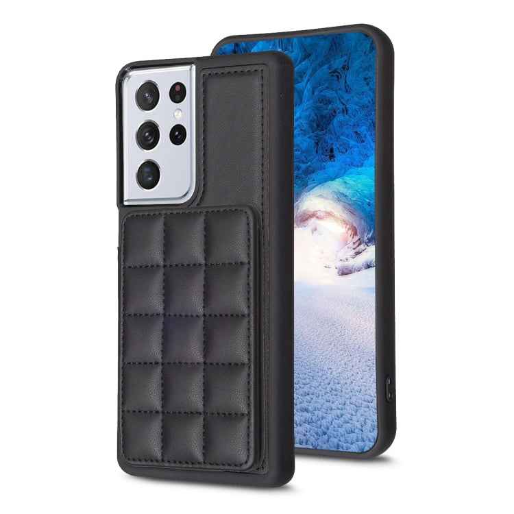 Grid Card Slot Holder Phone Case, For Samsung Galaxy S21 5G, For Samsung Galaxy S21+ 5G, For Samsung Galaxy S21 Ultra 5G, For Samsung Galaxy A12