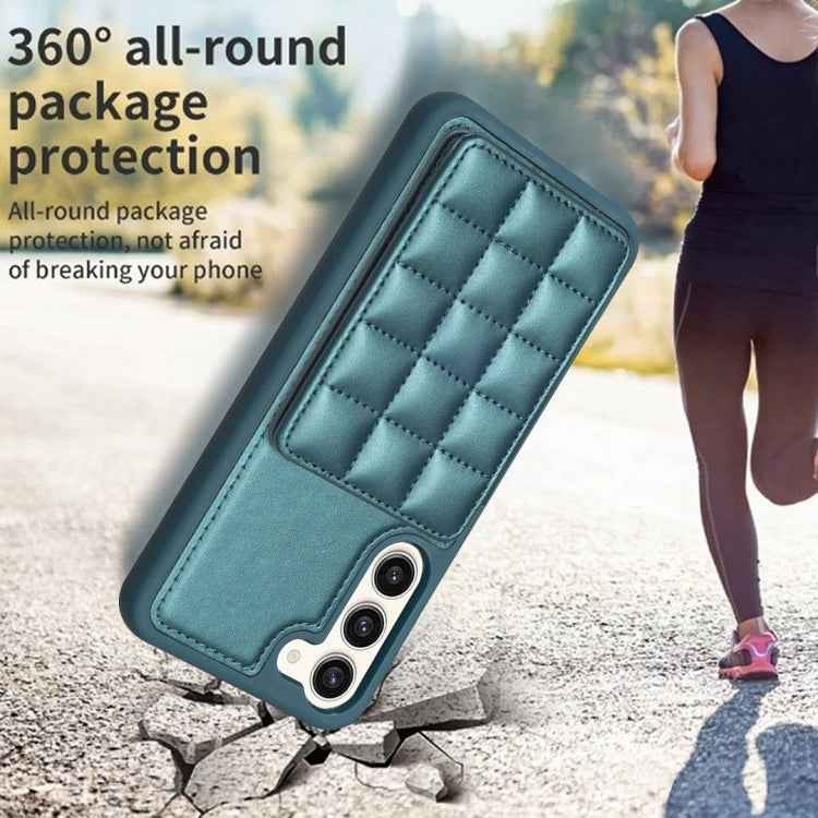 Grid Card Slot Holder Phone Case, For Samsung Galaxy S21 5G, For Samsung Galaxy S21+ 5G, For Samsung Galaxy S21 Ultra 5G, For Samsung Galaxy A12