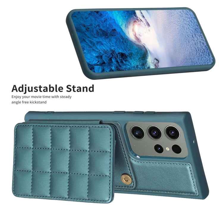 Grid Card Slot Holder Phone Case, For Samsung Galaxy S23 Ultra 5G, For Samsung Galaxy S22 Ultra 5G, For Samsung Galaxy S22+ 5G, For Samsung Galaxy S22 5G, For Samsung Galaxy S21 FE 5G, For Samsung Galaxy A53