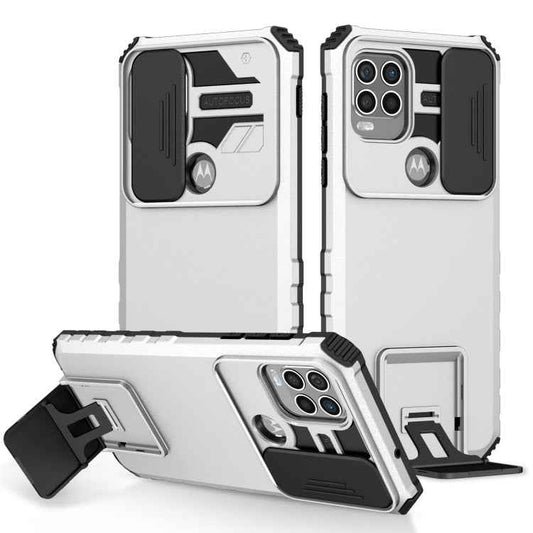 Stereoscopic Holder Sliding Camshield Phone Case, For Motorola Moto G Stylus 5G, For Motorola Moto G42, For Motorola Moto G22 / E32, For Motorola Moto G52, For Motorola G Pure, For Motorola Moto G Power 2021