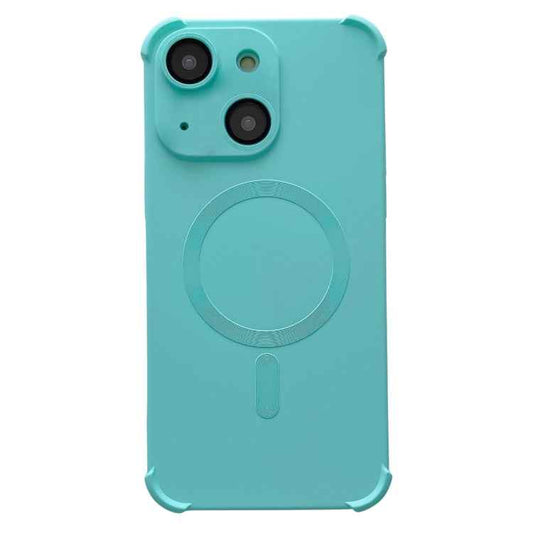Four Corner Shockproof Skin Feel MagSafe Magnetic Phone Case, For iPhone 15 Plus, For iPhone 15, For iPhone 14 Plus, For iPhone 14, For iPhone 14 Pro, For iPhone 14 Pro Max