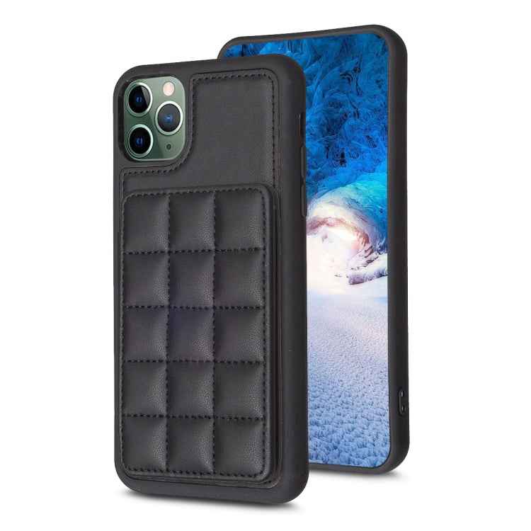 Grid Card Slot Holder Phone Case, For iPhone 12 Pro Max, For iPhone 11 Pro Max, For iPhone 11, For iPhone 11 Pro, For iPhone XS / X, For iPhone XR