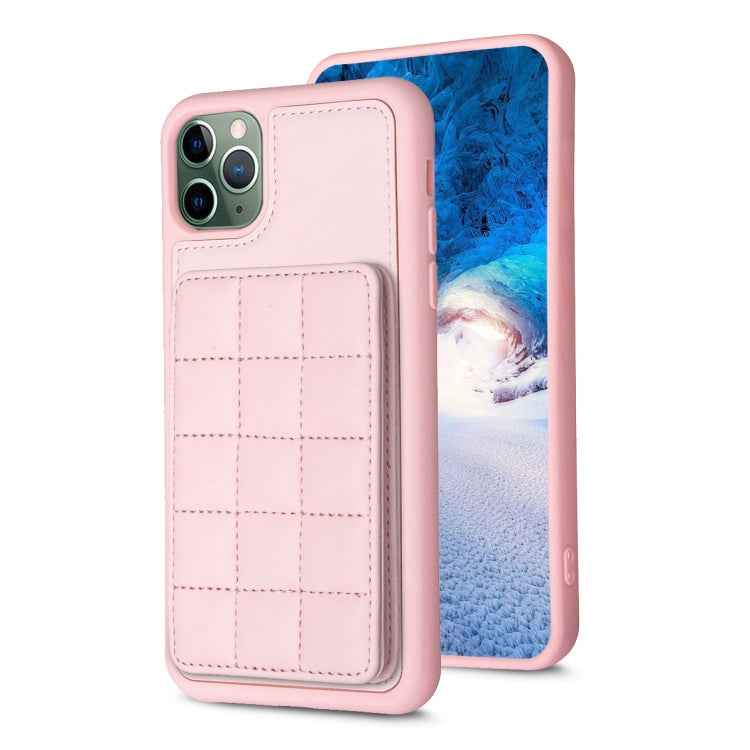 Grid Card Slot Holder Phone Case, For iPhone 12 Pro Max, For iPhone 11 Pro Max, For iPhone 11, For iPhone 11 Pro, For iPhone XS / X, For iPhone XR