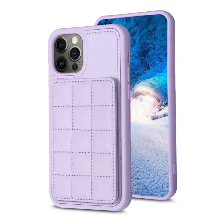Grid Card Slot Holder Phone Case, For iPhone 12 Pro Max, For iPhone 11 Pro Max, For iPhone 11, For iPhone 11 Pro, For iPhone XS / X, For iPhone XR