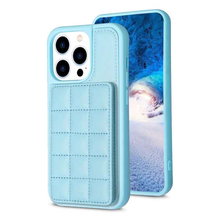 Grid Card Slot Holder Phone Case, For iPhone 15, For iPhone 14 Pro Max, For iPhone SE 2022 / SE 2020 / 8 / 7, For iPhone 13 Pro Max, For iPhone 13 Pro, For iPhone 12 / 12 Pro