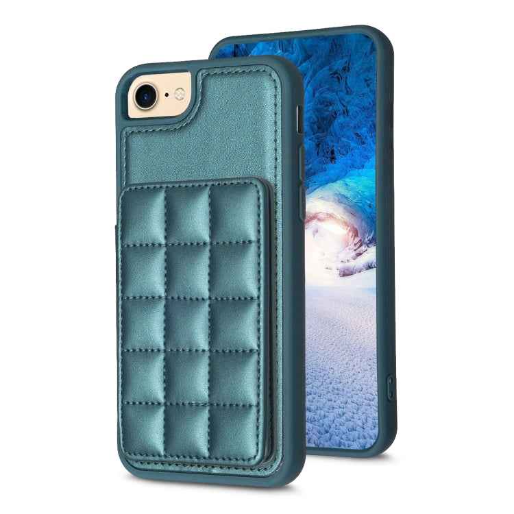 Grid Card Slot Holder Phone Case, For iPhone 15, For iPhone 14 Pro Max, For iPhone SE 2022 / SE 2020 / 8 / 7, For iPhone 13 Pro Max, For iPhone 13 Pro, For iPhone 12 / 12 Pro