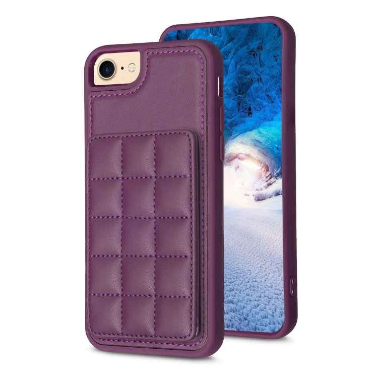 Grid Card Slot Holder Phone Case, For iPhone 15, For iPhone 14 Pro Max, For iPhone SE 2022 / SE 2020 / 8 / 7, For iPhone 13 Pro Max, For iPhone 13 Pro, For iPhone 12 / 12 Pro
