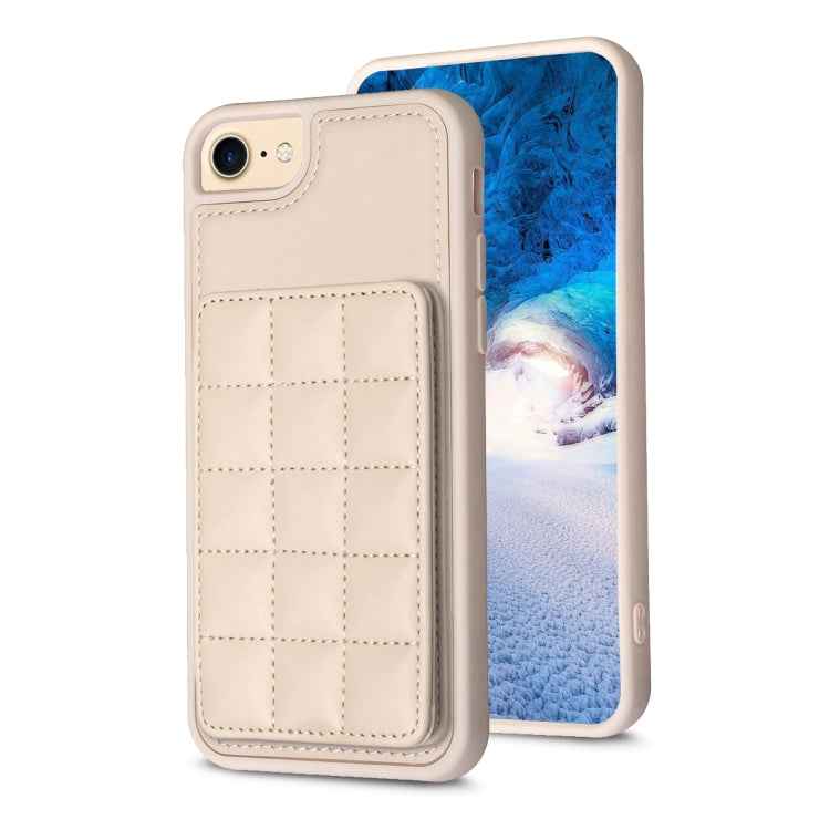Grid Card Slot Holder Phone Case, For iPhone 15, For iPhone 14 Pro Max, For iPhone SE 2022 / SE 2020 / 8 / 7, For iPhone 13 Pro Max, For iPhone 13 Pro, For iPhone 12 / 12 Pro