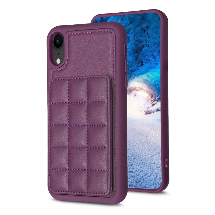 Grid Card Slot Holder Phone Case, For iPhone 12 Pro Max, For iPhone 11 Pro Max, For iPhone 11, For iPhone 11 Pro, For iPhone XS / X, For iPhone XR