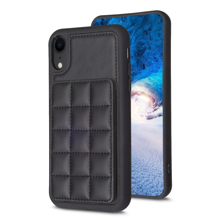 Grid Card Slot Holder Phone Case, For iPhone 12 Pro Max, For iPhone 11 Pro Max, For iPhone 11, For iPhone 11 Pro, For iPhone XS / X, For iPhone XR