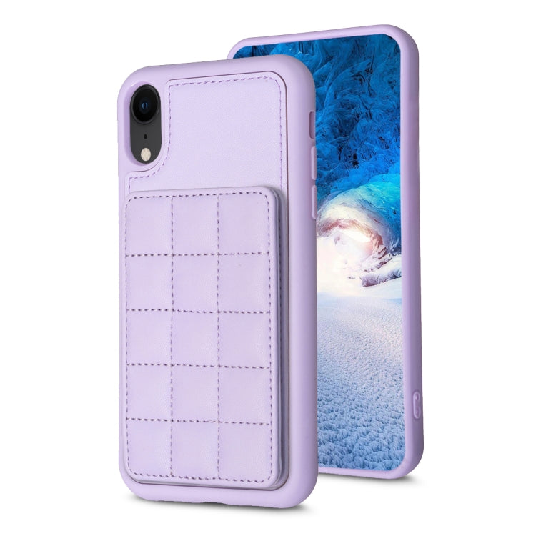 Grid Card Slot Holder Phone Case, For iPhone 12 Pro Max, For iPhone 11 Pro Max, For iPhone 11, For iPhone 11 Pro, For iPhone XS / X, For iPhone XR