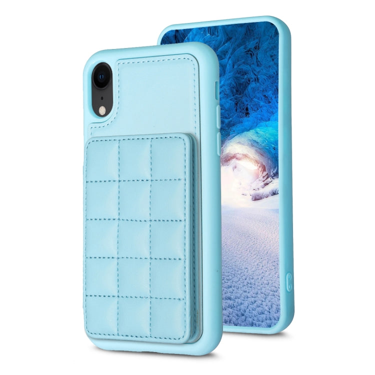 Grid Card Slot Holder Phone Case, For iPhone 12 Pro Max, For iPhone 11 Pro Max, For iPhone 11, For iPhone 11 Pro, For iPhone XS / X, For iPhone XR