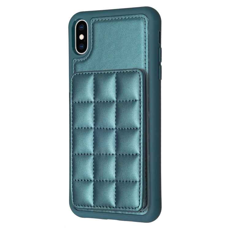 Grid Card Slot Holder Phone Case, For iPhone XS Max, For iPhone 8 Plus / 7 Plus