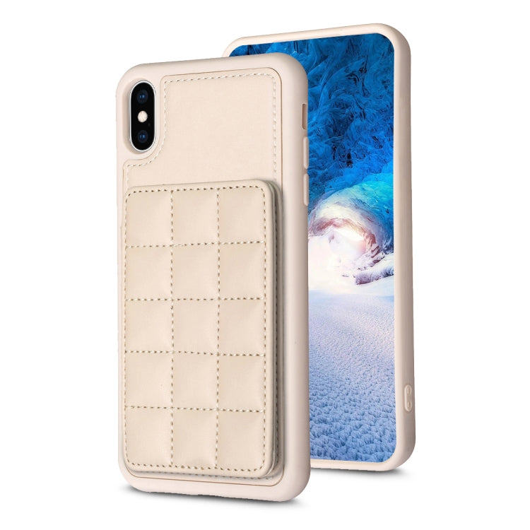 Grid Card Slot Holder Phone Case, For iPhone 12 Pro Max, For iPhone 11 Pro Max, For iPhone 11, For iPhone 11 Pro, For iPhone XS / X, For iPhone XR