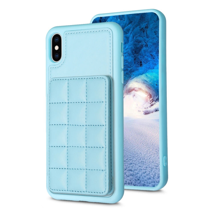 Grid Card Slot Holder Phone Case, For iPhone 12 Pro Max, For iPhone 11 Pro Max, For iPhone 11, For iPhone 11 Pro, For iPhone XS / X, For iPhone XR