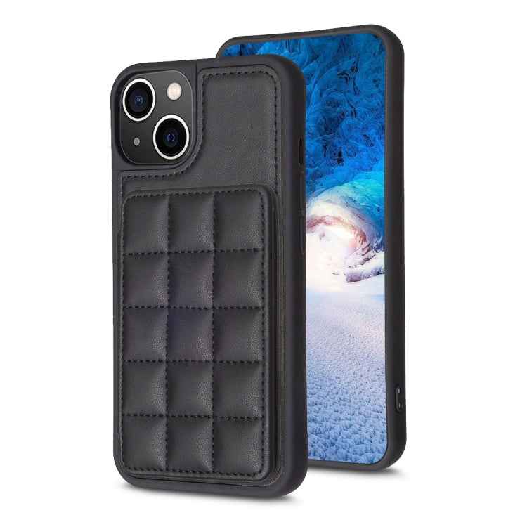 Grid Card Slot Holder Phone Case, For iPhone 15, For iPhone 14 Pro Max, For iPhone SE 2022 / SE 2020 / 8 / 7, For iPhone 13 Pro Max, For iPhone 13 Pro, For iPhone 12 / 12 Pro