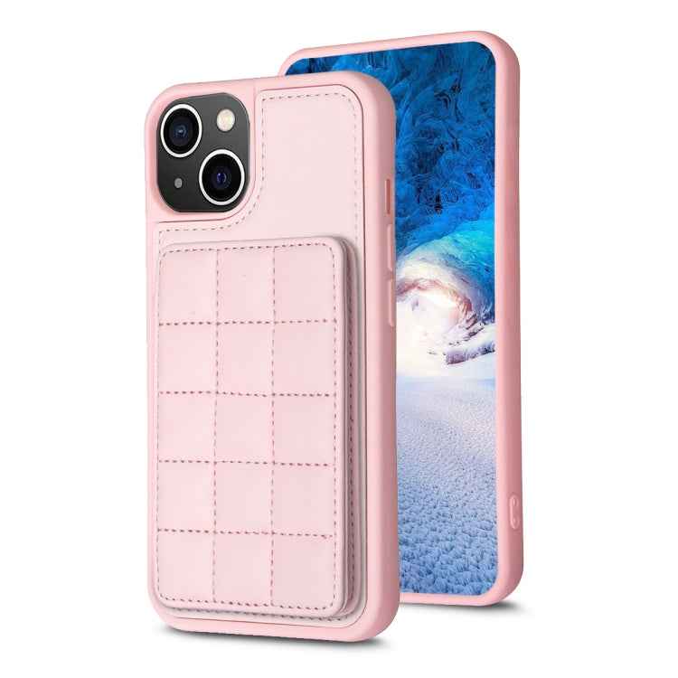 Grid Card Slot Holder Phone Case, For iPhone 15, For iPhone 14 Pro Max, For iPhone SE 2022 / SE 2020 / 8 / 7, For iPhone 13 Pro Max, For iPhone 13 Pro, For iPhone 12 / 12 Pro