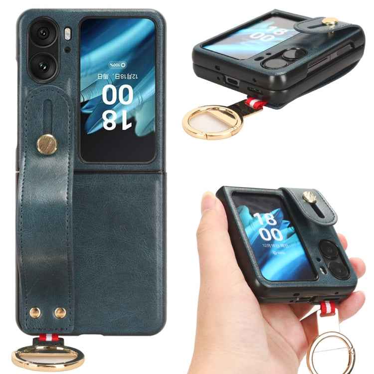 Wristband Leather Back Phone Case, For OPPO K11X 5G, For OPPO Find X8 Pro, For OPPO Find N2 Flip