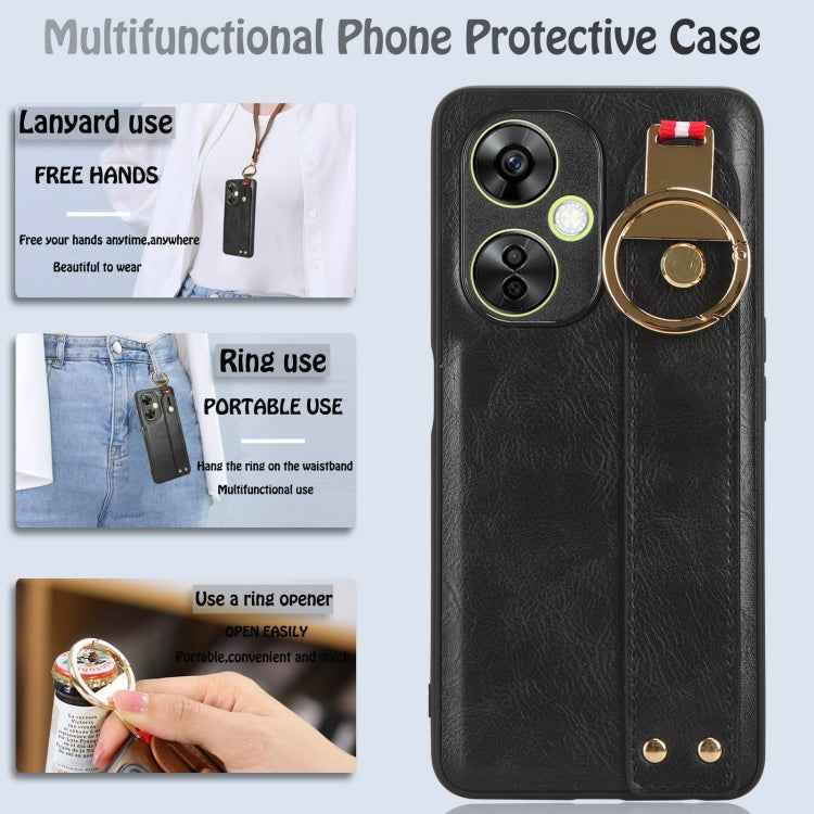 Wristband Leather Back Phone Case, For OPPO K11X 5G, For OPPO Find X8 Pro, For OPPO Find N2 Flip