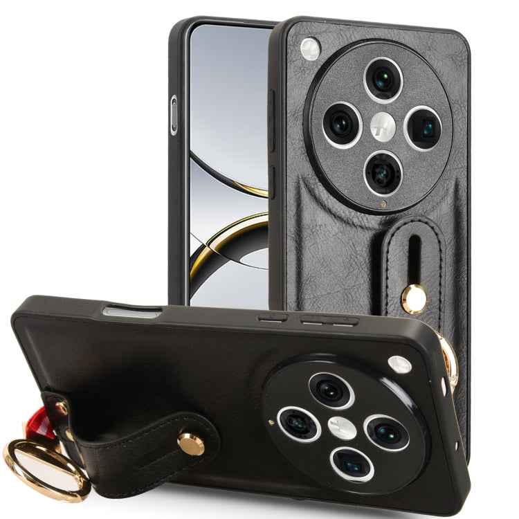 Wristband Leather Back Phone Case, For OPPO K11X 5G, For OPPO Find X8 Pro, For OPPO Find N2 Flip