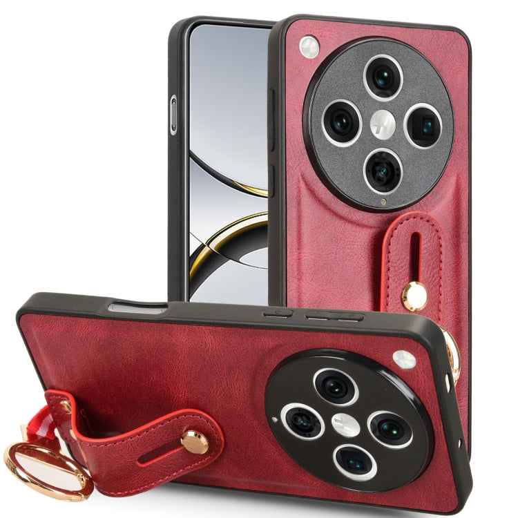 Wristband Leather Back Phone Case, For OPPO K11X 5G, For OPPO Find X8 Pro, For OPPO Find N2 Flip