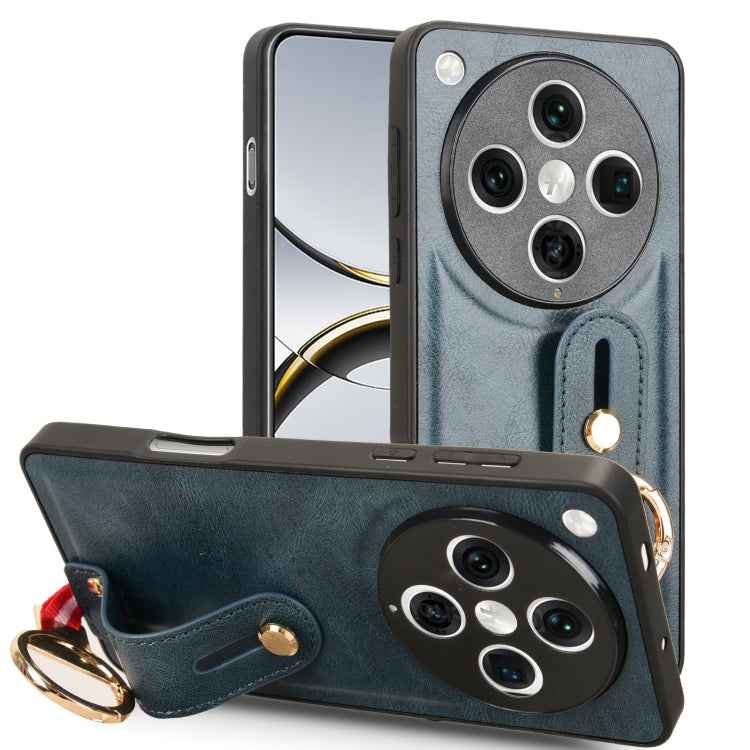 Wristband Leather Back Phone Case, For OPPO K11X 5G, For OPPO Find X8 Pro, For OPPO Find N2 Flip