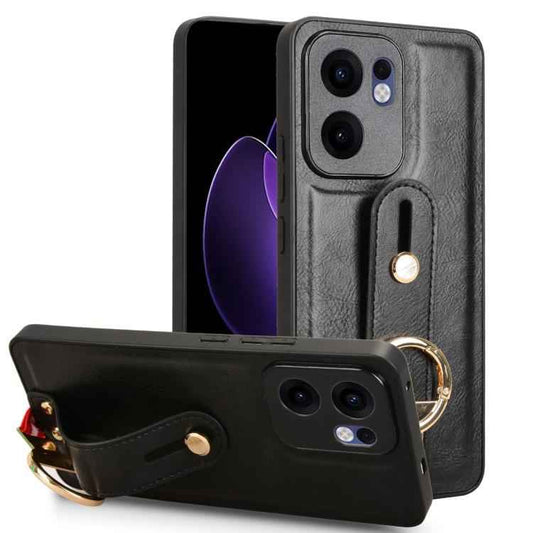 Wristband Leather Back Phone Case, For OPPO Reno13 F 5G, For OPPO Find X8, For OPPO K12x 5G / A3 Pro Global, For OPPO A3x 5G, For OPPO Reno12 F 5G, For OPPO A3 Pro India, For OPPO Reno11 PJH110, For OPPO Reno12 Pro 5G Global, For OPPO Reno12 5G Global